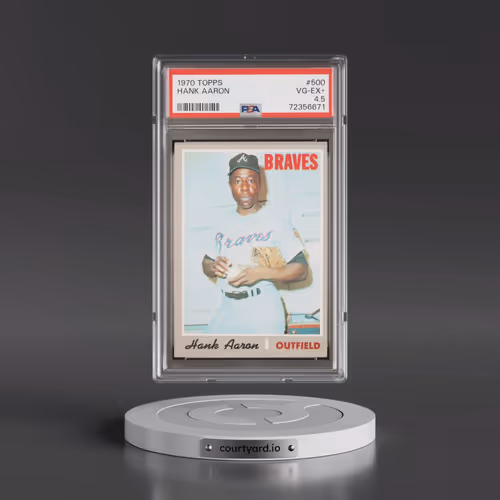 1970 Topps #500 Hank Aaron (PSA 4.5 VG-EX+)