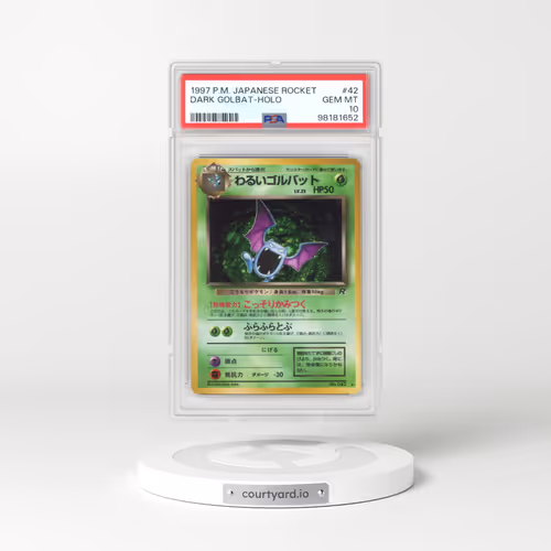 1997 Rocket Gang #42 Dark Golbat - Holo (PSA 10 GEM MINT)