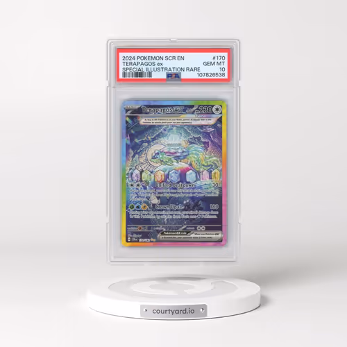 2024 Pokémon Scr EN-Stellar Crown #170 Terapagos EX - Holo Special Illustration Rare (PSA 10 GEM MIN