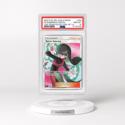 2020 Indonesian Tag Team Collection #260 Sabrina's Suggestion - Full Art Holo (PSA 10 GEM MINT)