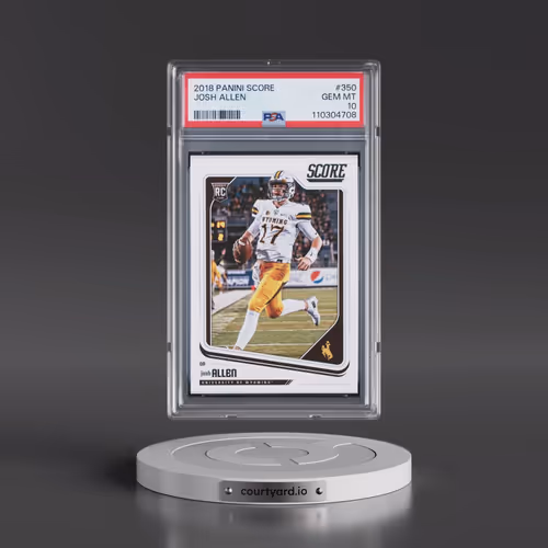 2018 Panini Score #350 Josh Allen (PSA 10 GEM MINT)