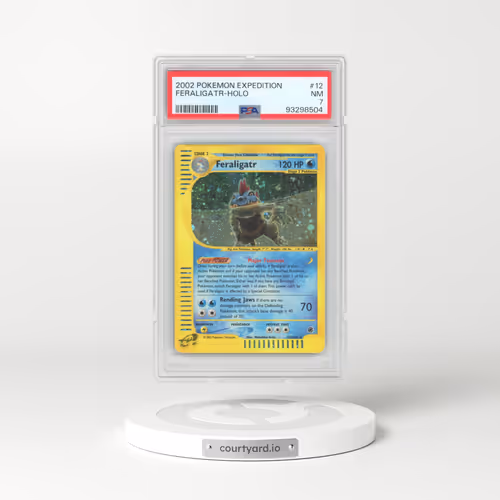 2002 Pokémon Expedition #12 Feraligatr - Holo (PSA 7 NM)