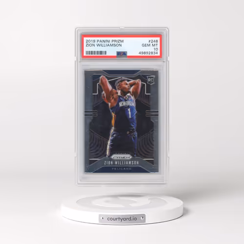 2019 Panini Prizm #248 Zion Williamson (PSA 10 GEM MINT)
