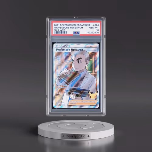 2021 Pokémon Celebrations #024 Professor's Research - Full Art (PSA 10 GEM MINT)