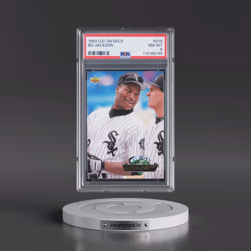 1993 Upper Deck on Deck #D15 Bo Jackson (PSA 8 NM-MT)