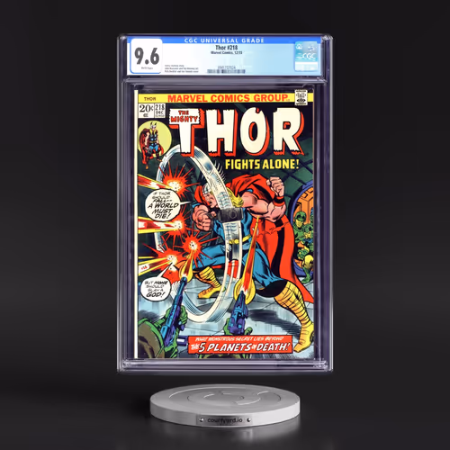 Thor #218 CGC 9.6 White Pages (Marvel Comics, 12/73) - Universal