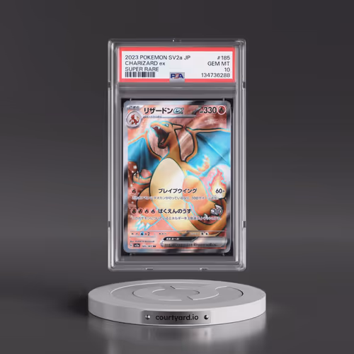 2023 Pokémon Sv2a-Pokemon 151 #185 Charizard EX - Holo Super Rare (PSA 10 GEM MINT)