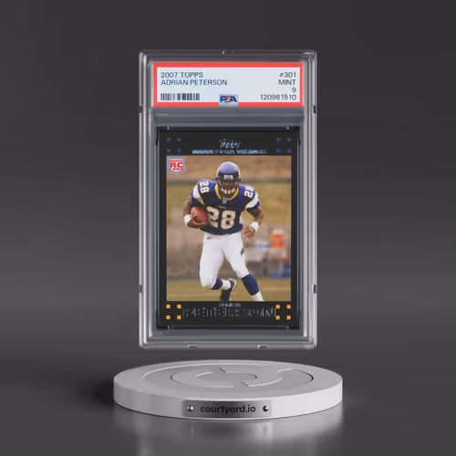 2007 Topps #301 Adrian Peterson (PSA 9 MINT)