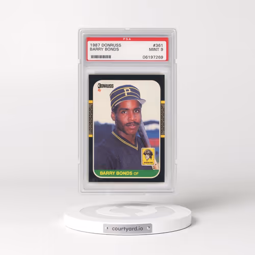 1987 Donruss #361 Barry Bonds (PSA 9 MINT)