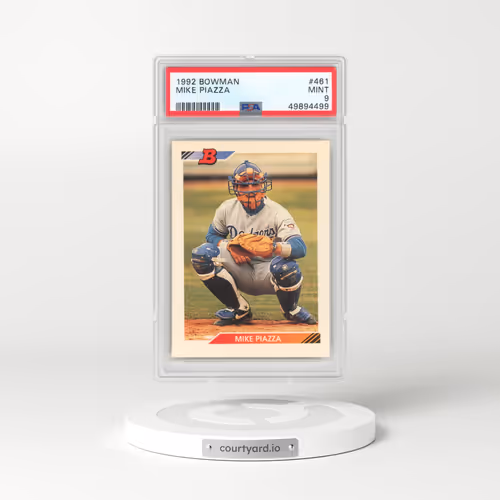 1992 Bowman #461 Mike Piazza (PSA 9 MINT)