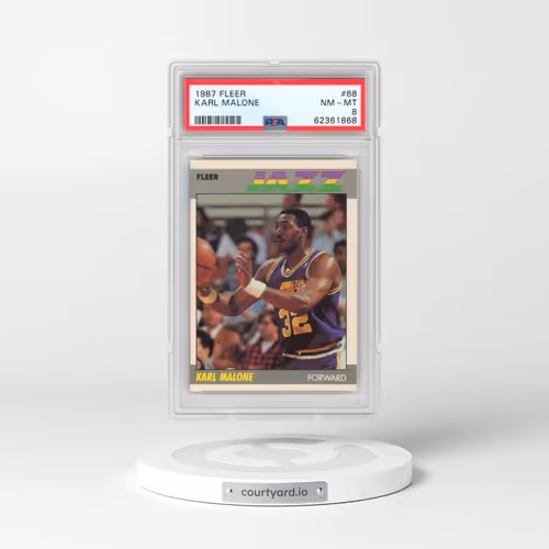 1987 Fleer #68 Karl Malone (PSA 8 NM-MT)
