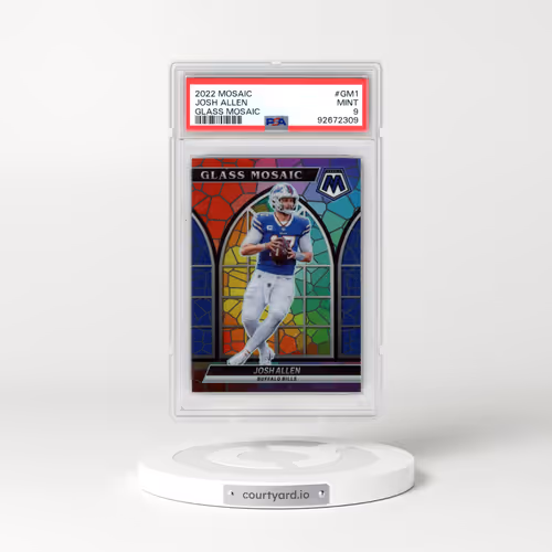 2022 Panini Mosaic Glass Mosaic #GM1 Josh Allen (PSA 9 MINT)