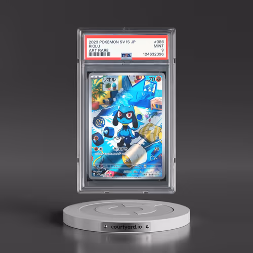 2023 Pokémon Sv1s-Scarlet EX #086 Riolu - Art Rare (PSA 9 MINT)
