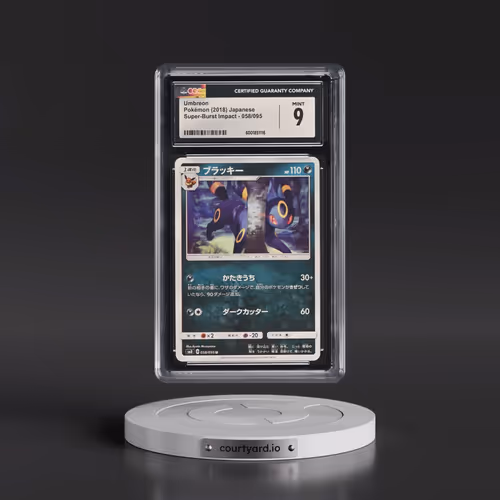 2018 Super-Burst Impact #058/095 Umbreon (CGC 9 MINT)