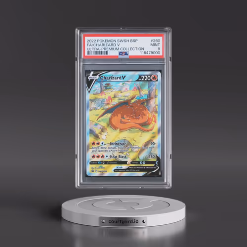2022 Pokémon Swsh Black Star Promo #260 Charizard V - Holo Full Art Sword & Shield Ultra-Premium Col