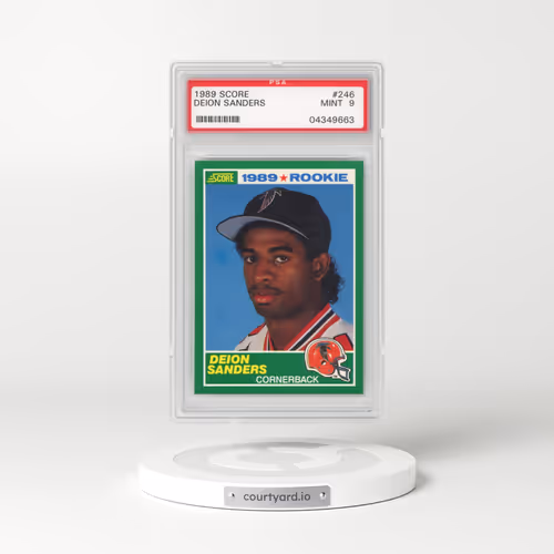 1989 Score #246 Deion Sanders (PSA 9 MINT)