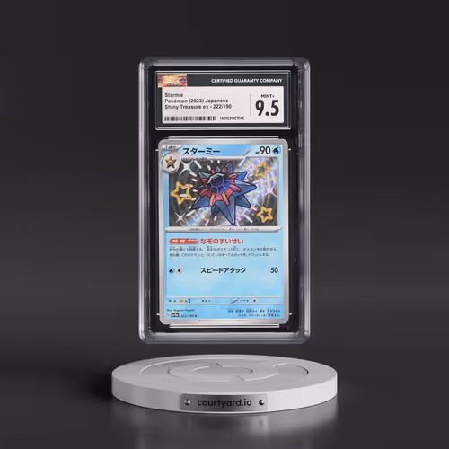 2023 Shiny Treasure ex #222/190 Starmie - Shiny Rare Holo (CGC 9.5 MINT+)