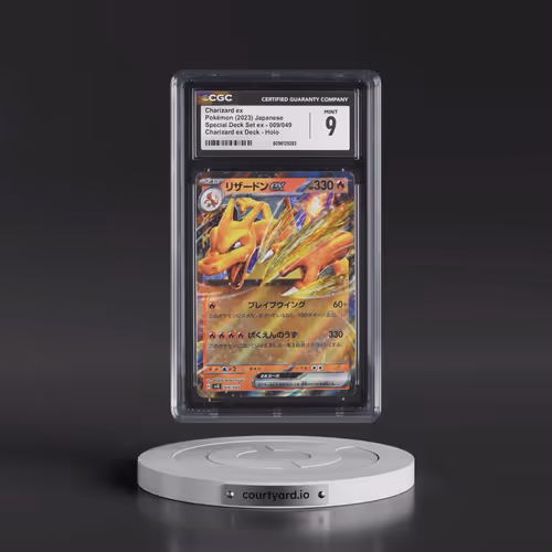 2023 Venusaur/Charizard/Blastoise Spec. Set ex #009/049 Charizard ex - Charizard ex Deck Holo (CGC 9
