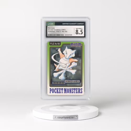 1997 (Pocket Monsters on Bottom) Part 3 #105 Marowak (CGC 8.5 NM-MT+)