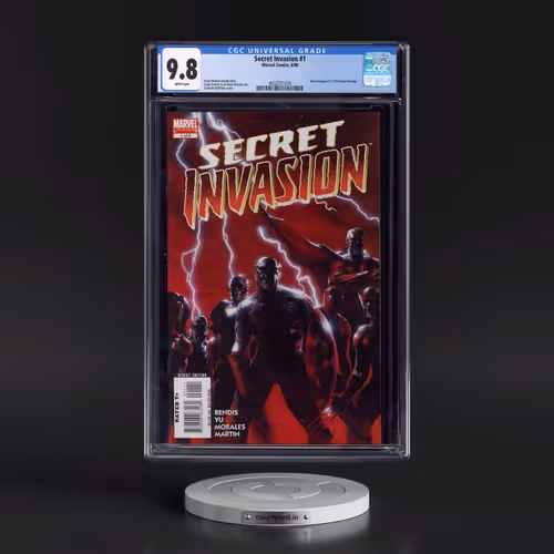 Secret Invasion #1 CGC 9.8 White Pages (Marvel Comics, 6/08) - Universal