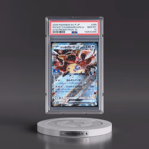 2025 Pokémon SV-P Promo #265 Team Rocket's Kangaskhan EX - Holo Gym Promo Pack 10 (PSA 10 GEM MINT)