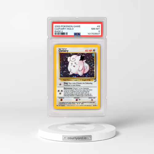 2000 Pokémon Game Base II #6 Clefairy - Holo (PSA 8 NM-MT)