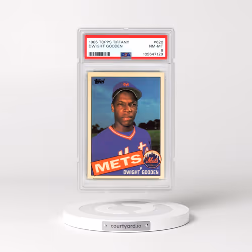 1985 Topps Tiffany #620 Dwight Gooden (PSA 8 NM-MT)