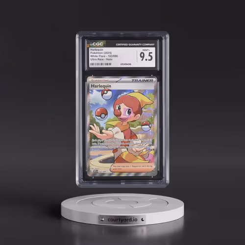 2025 Pokémon Wht EN-White Flare #163 Harlequin - Ultra Rare (CGC 9.5 MINT+)