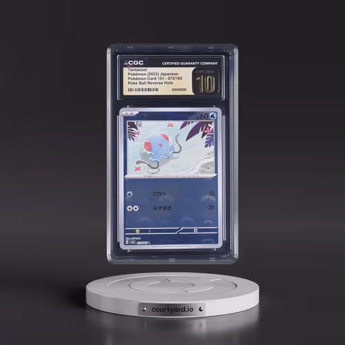 2023 Pokémon Card 151 #072/165 Tentacool - Reverse Holo Poké Ball (CGC 10 PRISTINE)