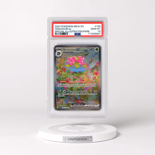2023 Pokémon Mew EN-151 #198 Venusaur EX - Holo Special Illustration Rare (PSA 10 GEM MINT)