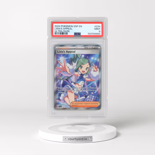 2024 Pokémon Ssp EN-Surging Sparks #234 Lisia's Appeal - Ultra Rare (PSA 9 MINT)