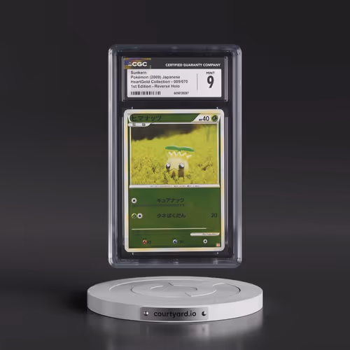 2009 HeartGold Collection - L1 (Red) #009/070 Sunkern - 1st Edition Reverse Holo (CGC 9 MINT)