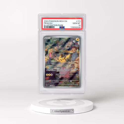 2023 Pokémon Mew EN-151 #173 Pikachu - Illustration Rare (PSA 10 GEM MINT)