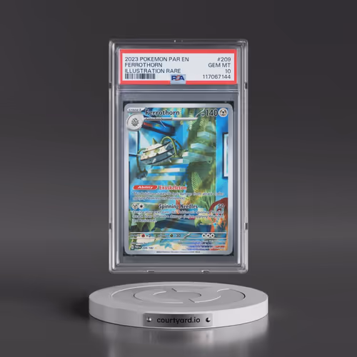 2023 Pokémon Par EN-Paradox Rift #209 Ferrothorn - Illustration Rare (PSA 10 GEM MINT)