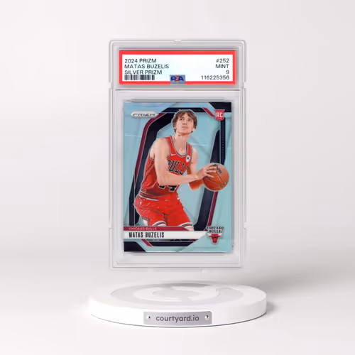 2024 Panini Prizm #252 Matas Buzelis - Silver Prizm (PSA 9 MINT)