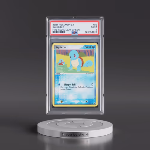 2004 Pokémon EX Fire Red & Leaf Green #82 Squirtle (PSA 9 MINT)
