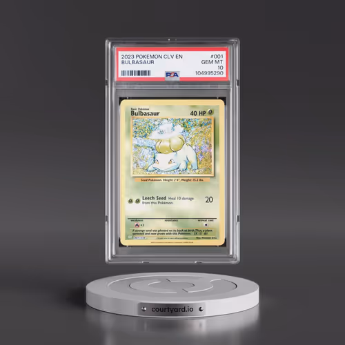 2023 Pokémon CLV-Trading Card Game Classic Venusaur & Lugia EX Deck #001 Bulbasaur (PSA 10 GEM MINT)