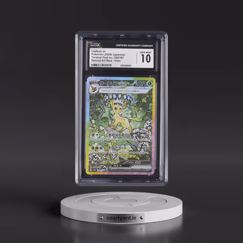 2024 High Class Pack: Terastal Fest ex - sv8a #200/187 Leafeon ex - Special Art Rare Holo (CGC 10 GE