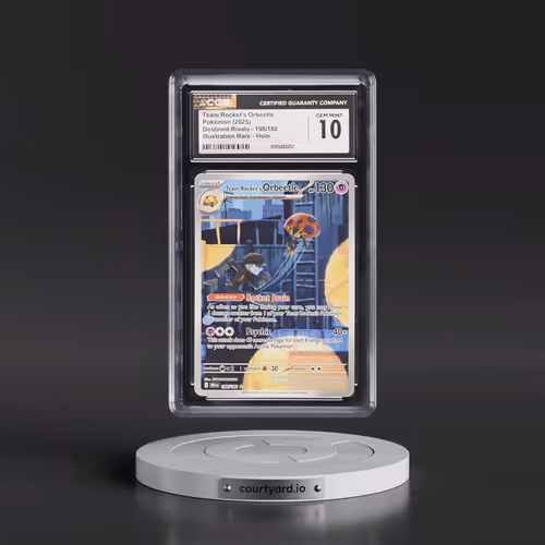 2025 Pokémon Dri EN-Destined Rivals #198 Team Rocket's Orbeetle - Illustration Rare (CGC 10 GEM MINT