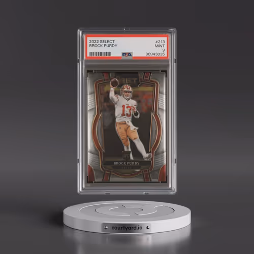 2022 Panini Select #213 Brock Purdy (PSA 9 MINT)