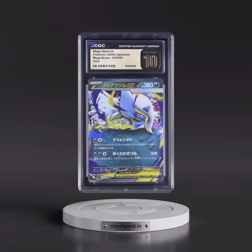 2025 Mega Brave - M1L #038/063 Mega Absol ex - Holo (CGC 10 PRISTINE)