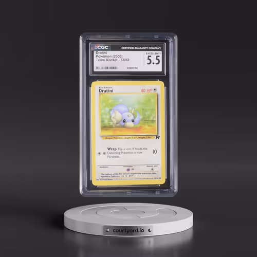 1999 Team Rocket #53/82 Dratini (CGC 5.5 EX+)