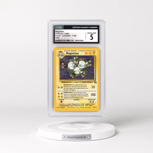 1999 Fossil #11 Magneton - Galaxy Star Holo (CGC 5 EX)