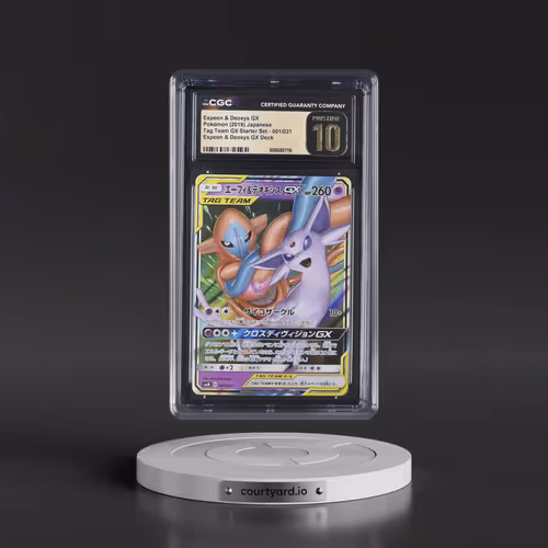 2019 Tag Team GX Starter Set #001/031 Espeon & Deoxys GX - Espeon & Deoxys GX Deck (Holo) (C