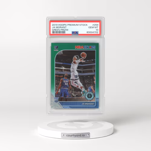 2019 Panini Hoops #259 Ja Morant - Green (PSA 10 GEM MINT)