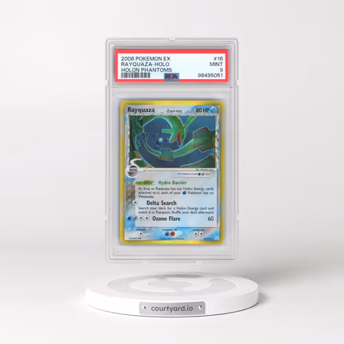 2006 Pokémon EX Holon Phantoms #16 Rayquaza - Holo (PSA 9 MINT)