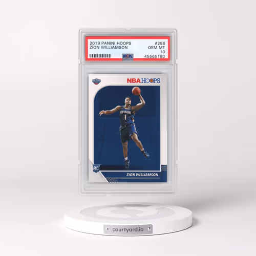 2019 Panini Hoops #258 Zion Williamson (PSA 10 GEM MINT)
