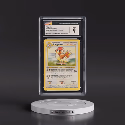 1999 Base Set #22/102 Pidgeotto - 1st Edition 1st Edition (CGC 9 MINT)