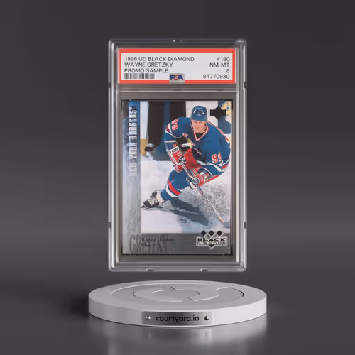 1996 Upper Deck Black Diamond #180 Wayne Gretzky - Promo Sample (PSA 8 NM-MT)