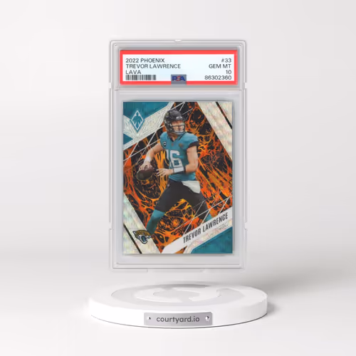 2022 Panini Phoenix #33 Trevor Lawrence - Lava (PSA 10 GEM MINT)